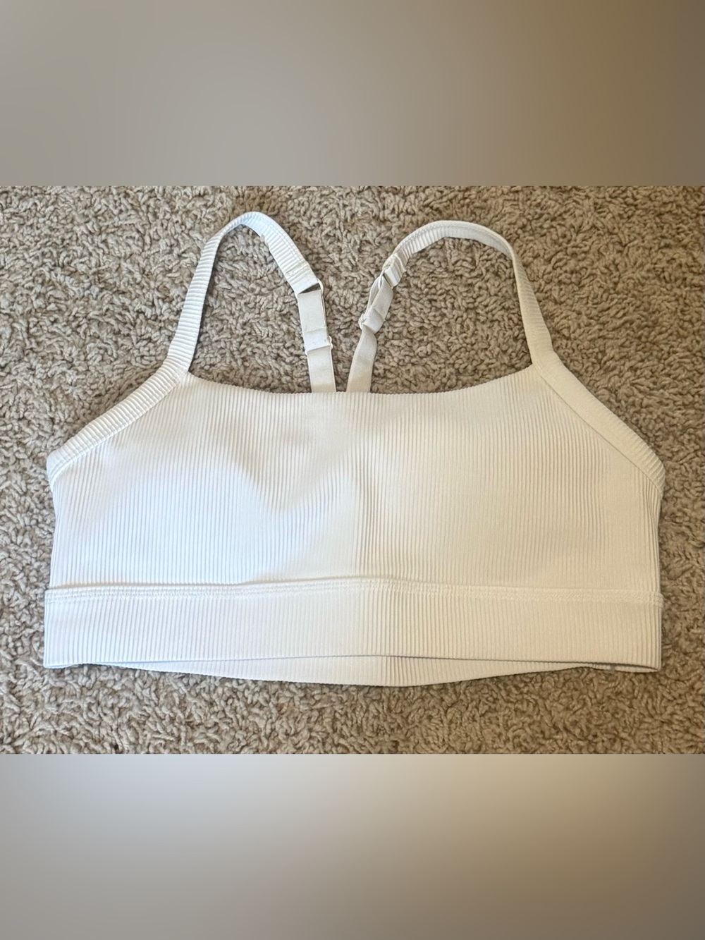 LSKD Ribbed Comfort Bralette - Cream